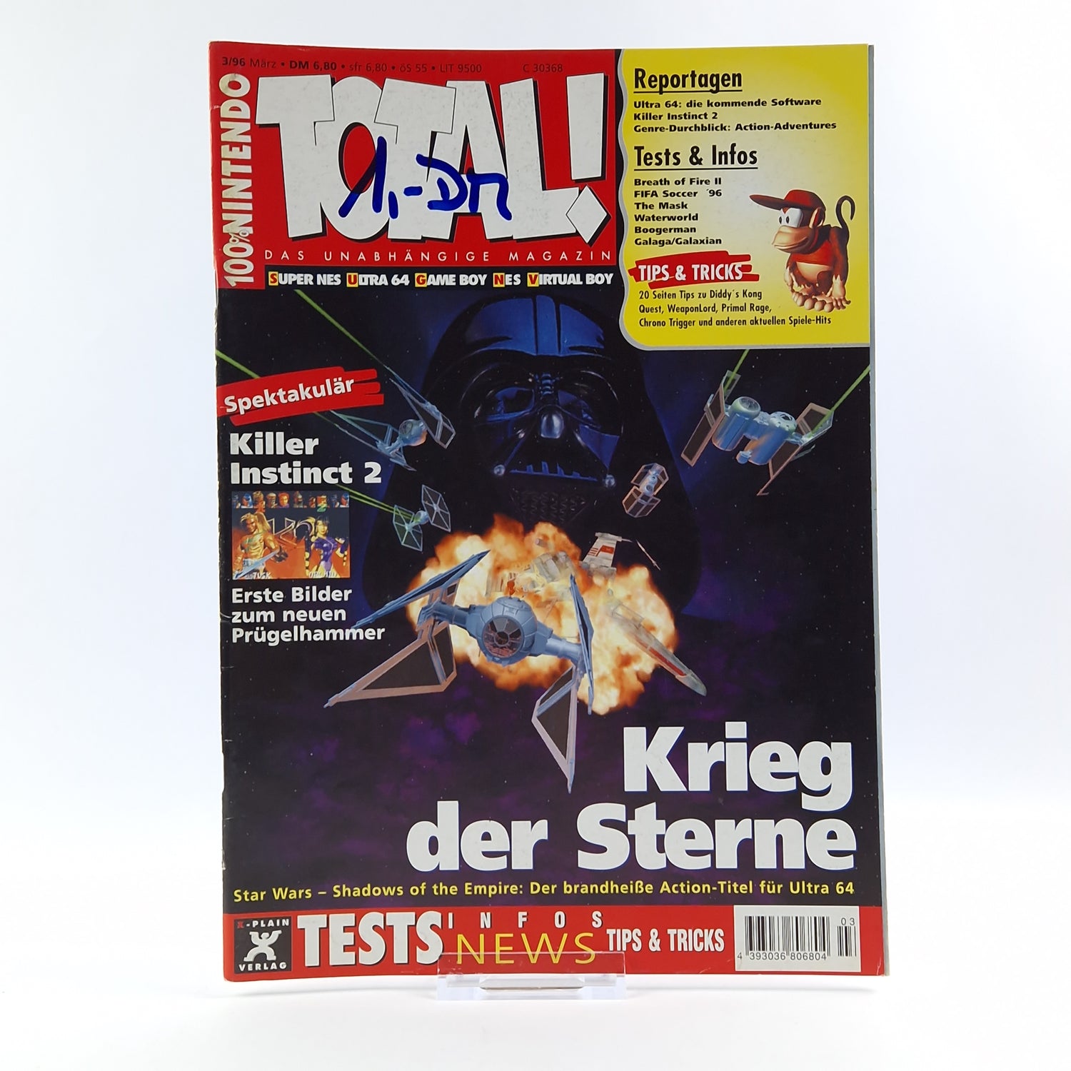 100% Nintendo TOTAL! Magazin : Krieg der Sterne März 1996 - total Zeitschrift