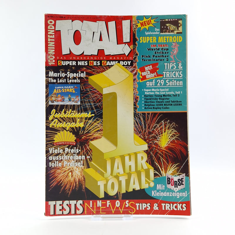 100% Nintendo TOTAL! Magazin : 1 Jahr Total Juni 1994 - total Zeitschrift