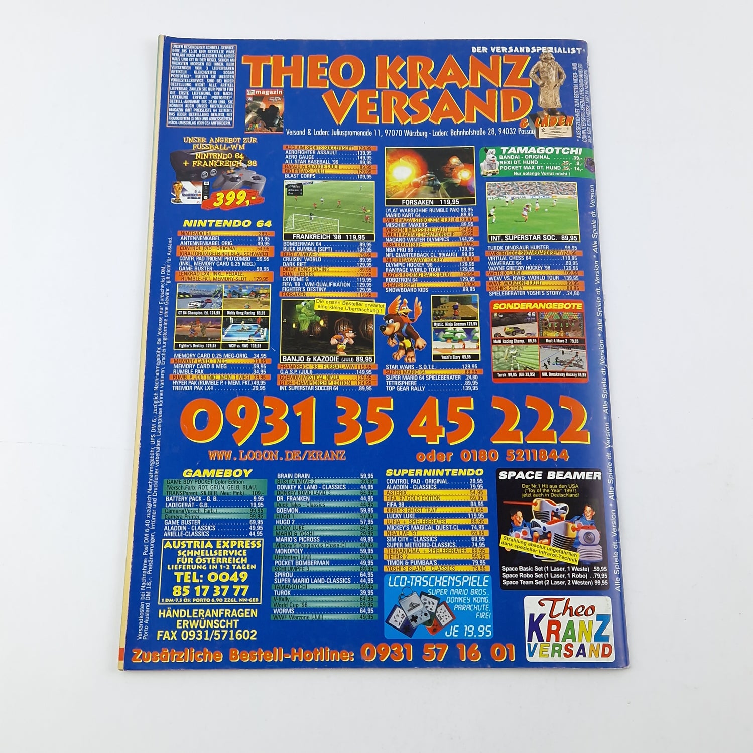 100% Nintendo TOTAL! Magazine: Zelda 64 July 1998 - total magazine