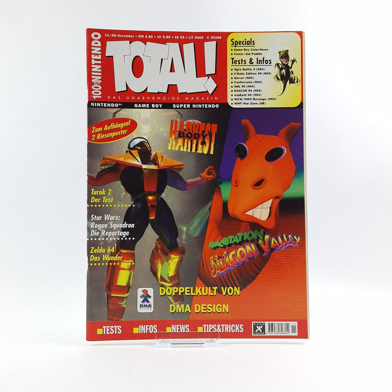100% Nintendo TOTAL! Magazin : Body Harvest November 1998 - total Zeitschrift