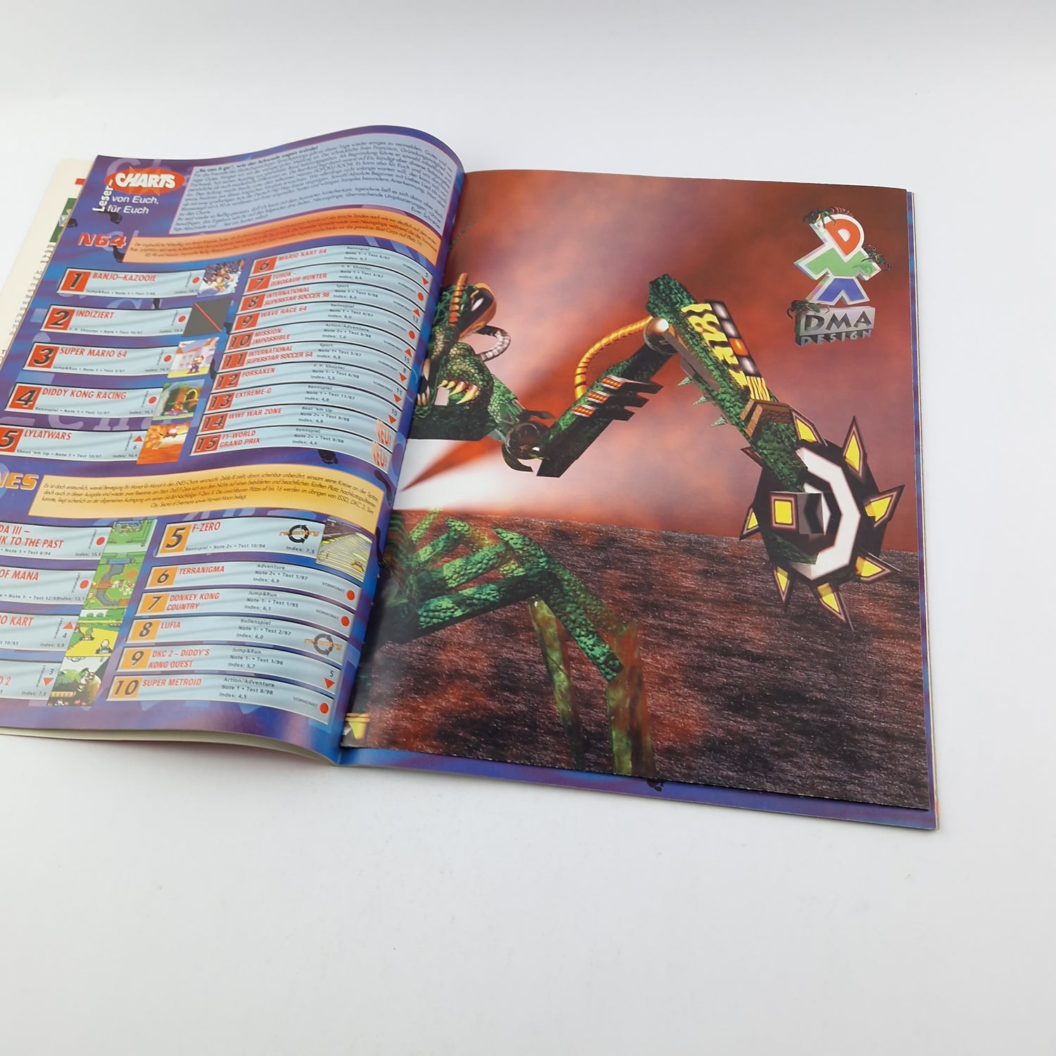100% Nintendo TOTAL! Magazin : Zelda Ocarina of time Dez 98 - total Zeitschrift