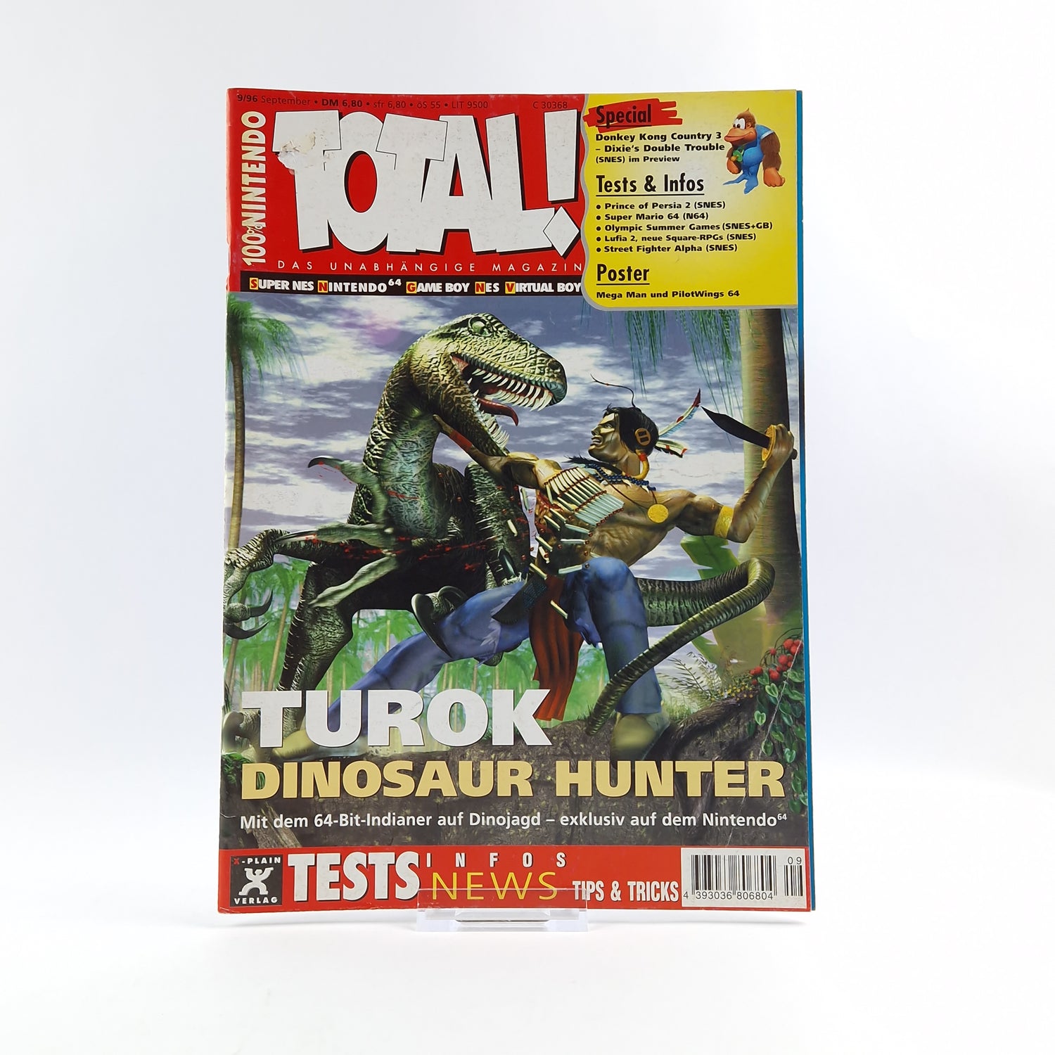 100% Nintendo TOTAL! Magazine: Turok September 1996 - total magazine