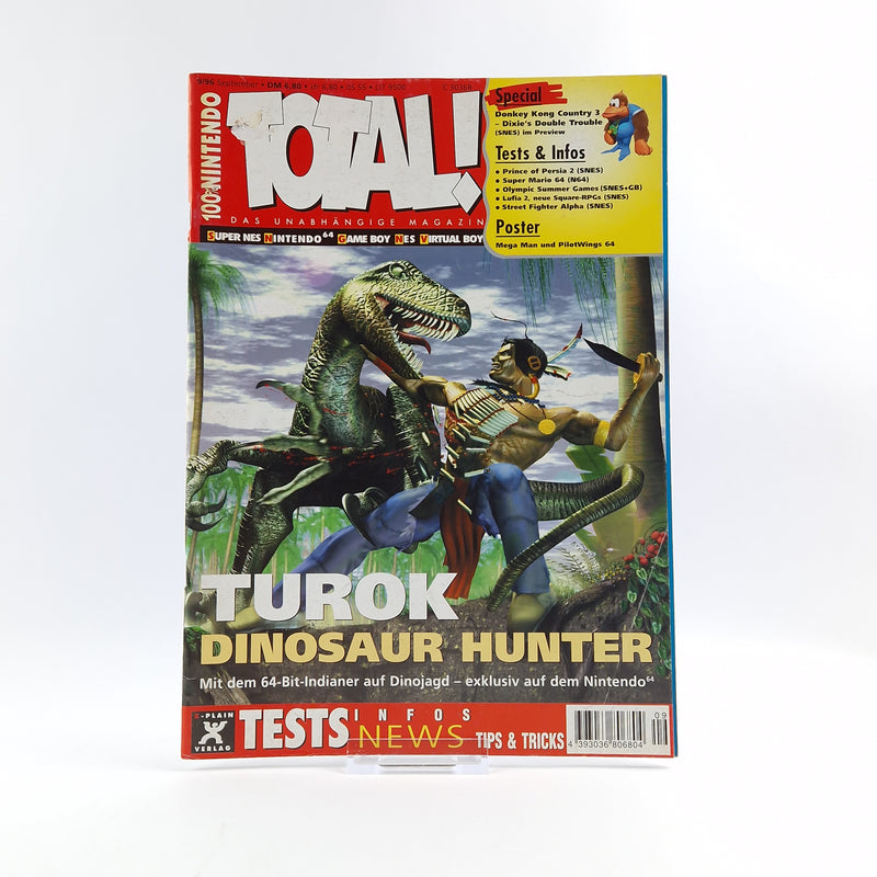 100% Nintendo TOTAL! Magazin : Turok September 1996 - total Zeitschrift