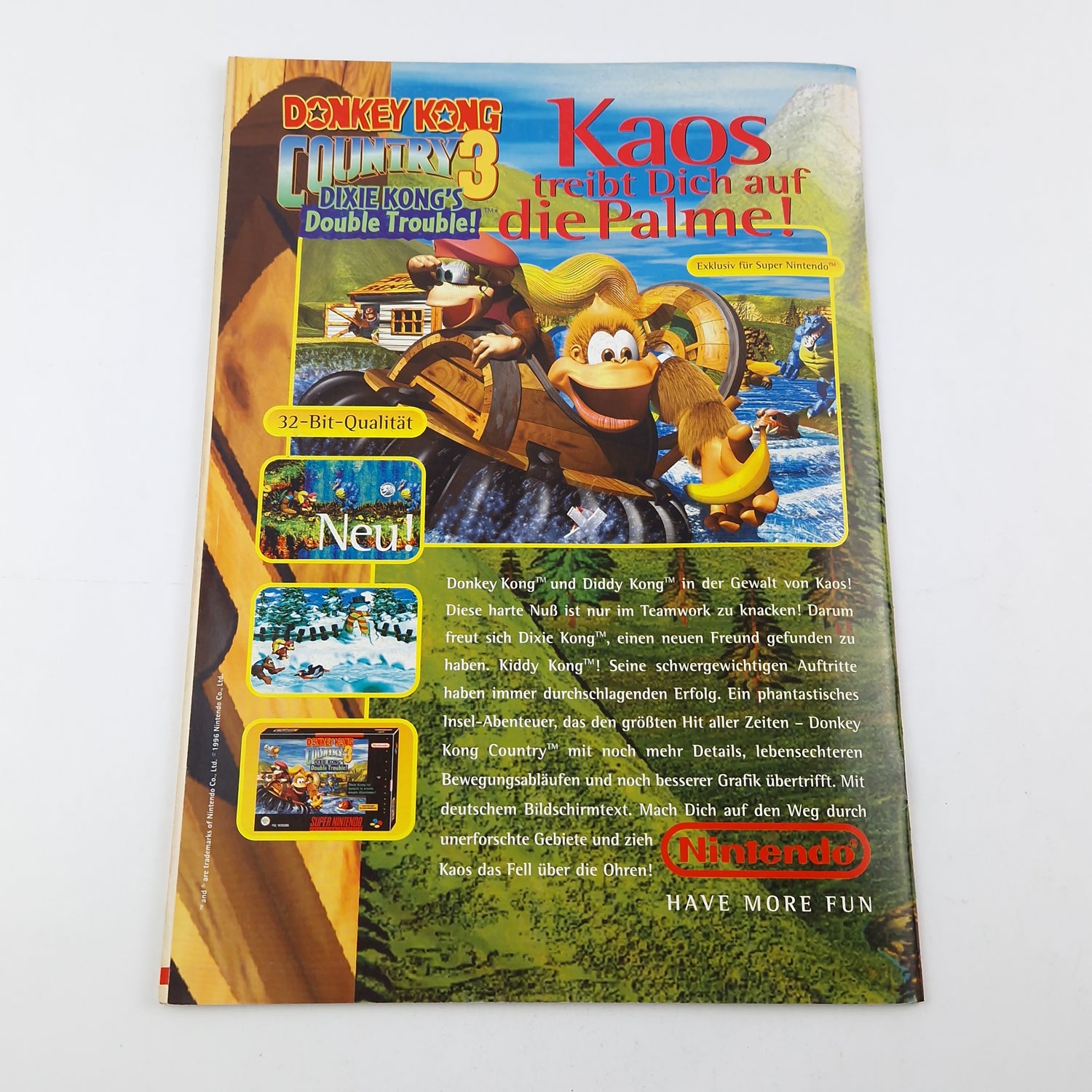 100% Nintendo TOTAL! Magazin : Mario Kart 64 Januar 1997 - total Zeitschrift