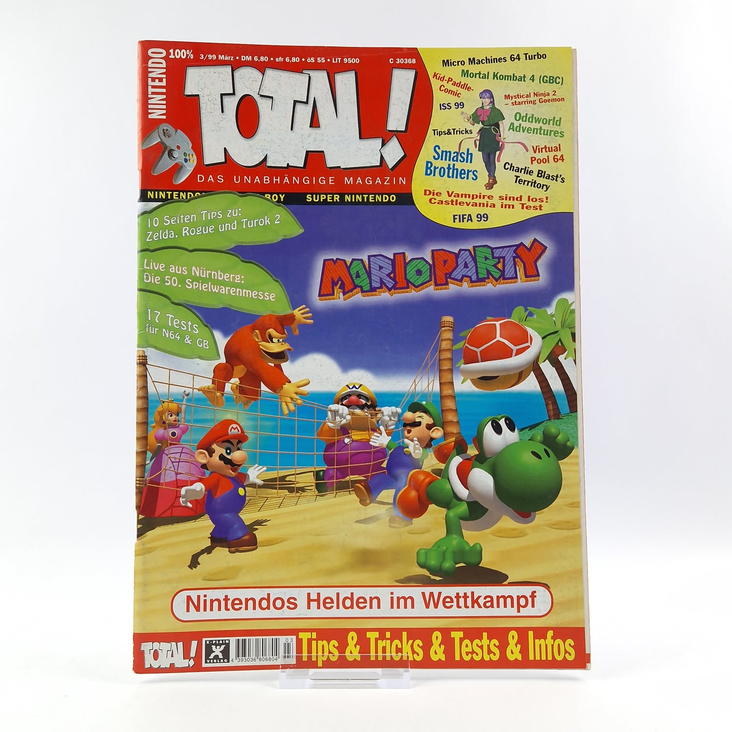 100% Nintendo TOTAL! Magazine: Mario Party March 1999 - total magazine