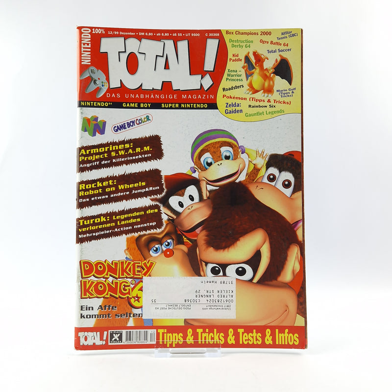 100% Nintendo TOTAL! Magazin : Donkey Kong 64 Dezember 1999 - total Zeitschrift