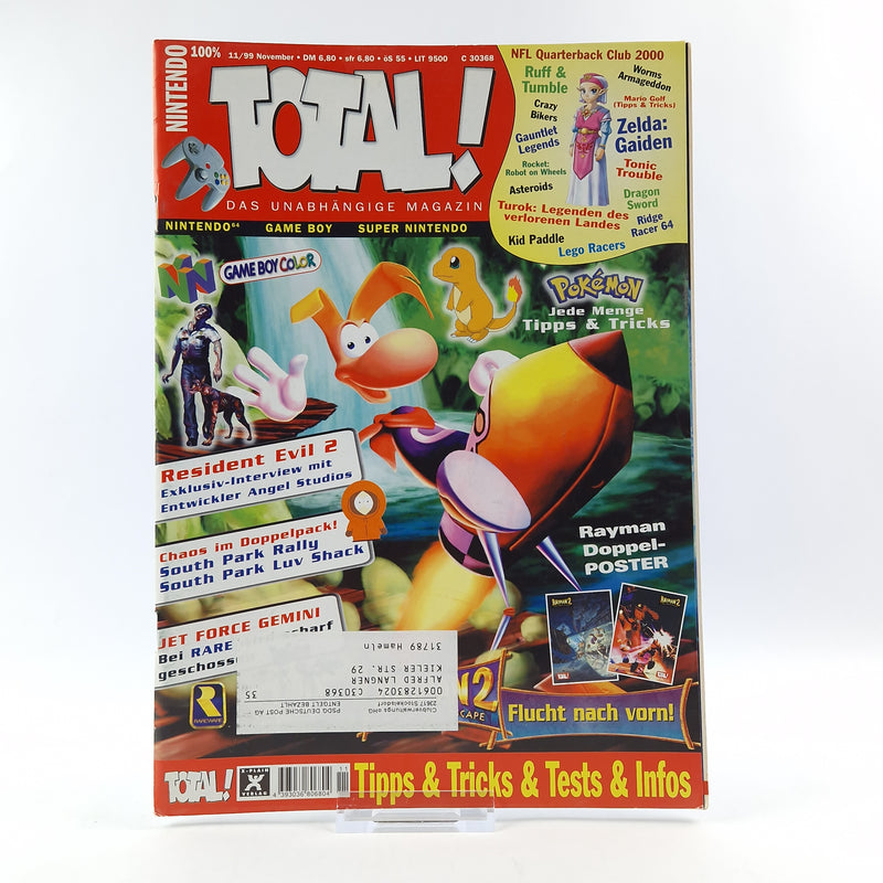 100% Nintendo TOTAL! Magazin : Rayman 2 November 1999 - total Zeitschrift