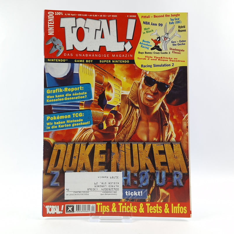 100% Nintendo TOTAL! Magazin : Duke Nukem April 1999 - total Zeitschrift