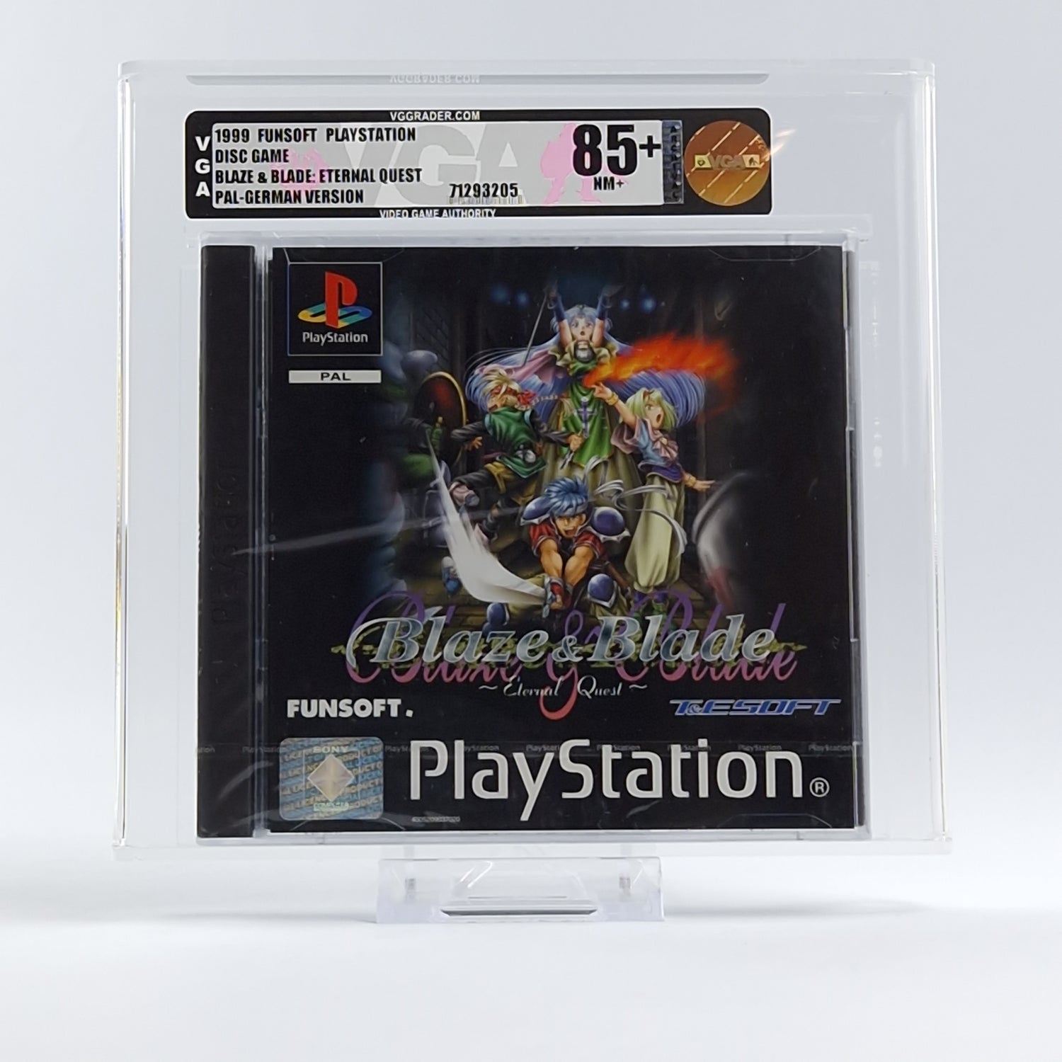 Sony Playstation 1: Blaze & Blade Eternal Quest OVP NEW SEALED PAL PS1 VGA 85+