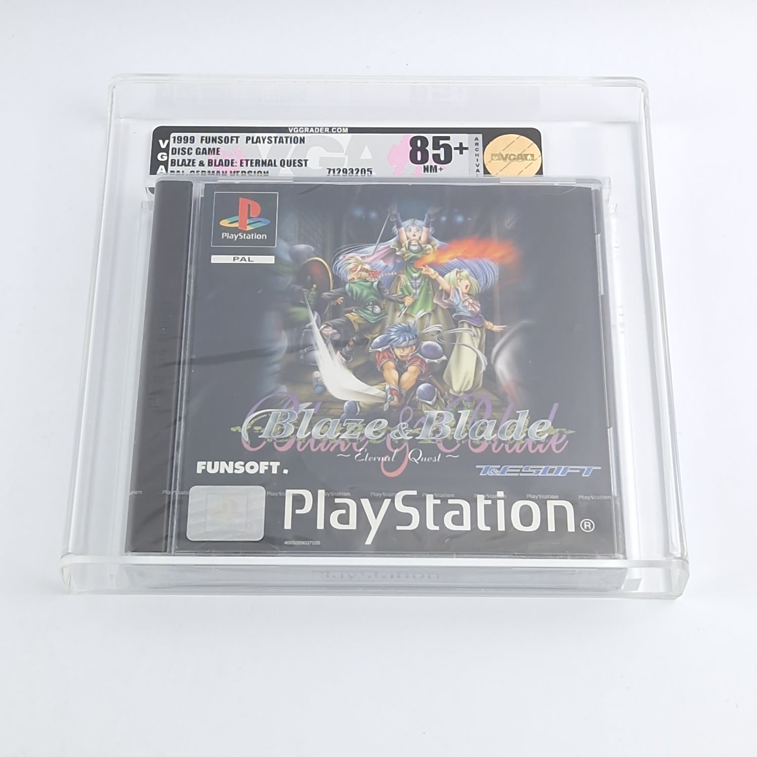 Sony Playstation 1: Blaze & Blade Eternal Quest OVP NEW SEALED PAL PS1 VGA 85+