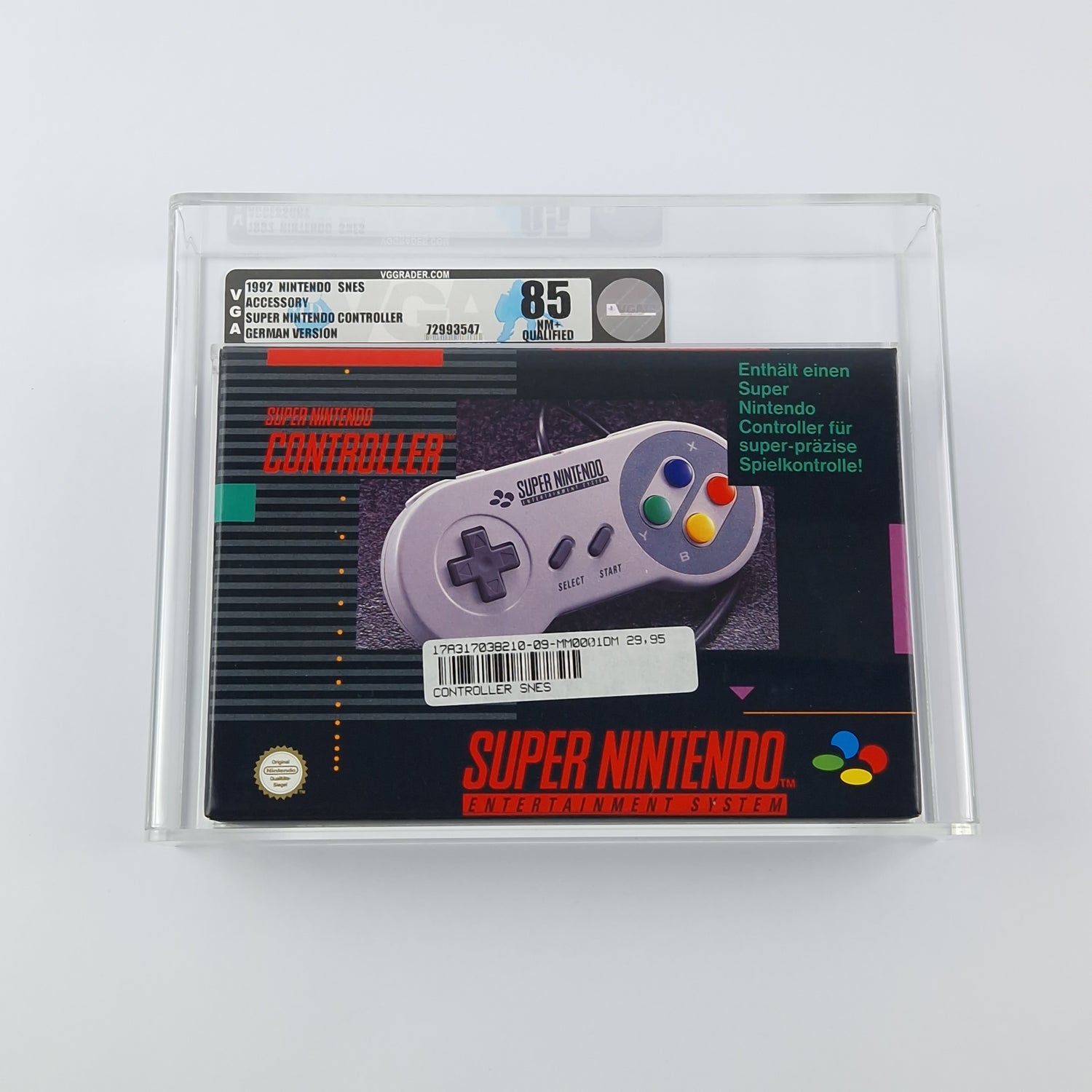 Super Nintendo Zubehör : Controller / Gamepad - OVP NEU NEW - VGA 85 Qualified