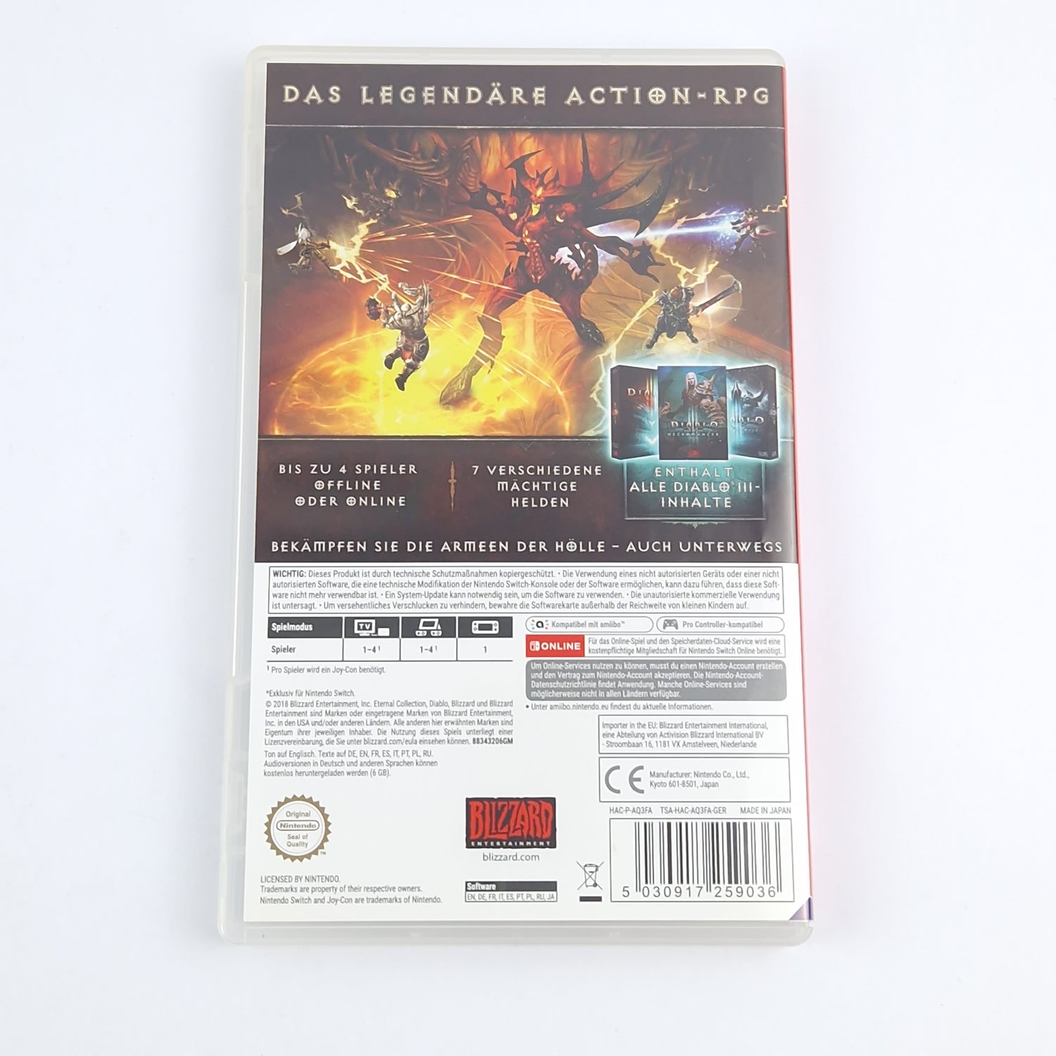 Nintendo Switch Spiel : Diablo Eternal Collection - OVP PAL Game