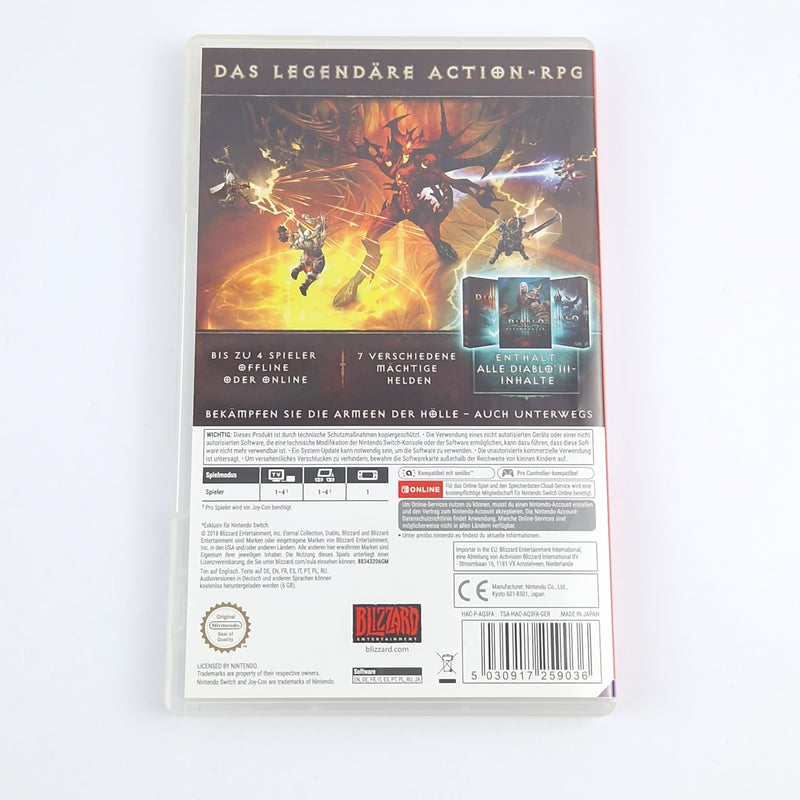 Nintendo Switch Spiel : Diablo Eternal Collection - OVP PAL Game
