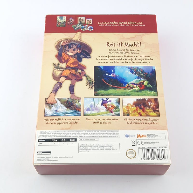Nintendo Switch Game: Sakuna of Rice and Ruin Golden Harvest Edition - OVP PAL