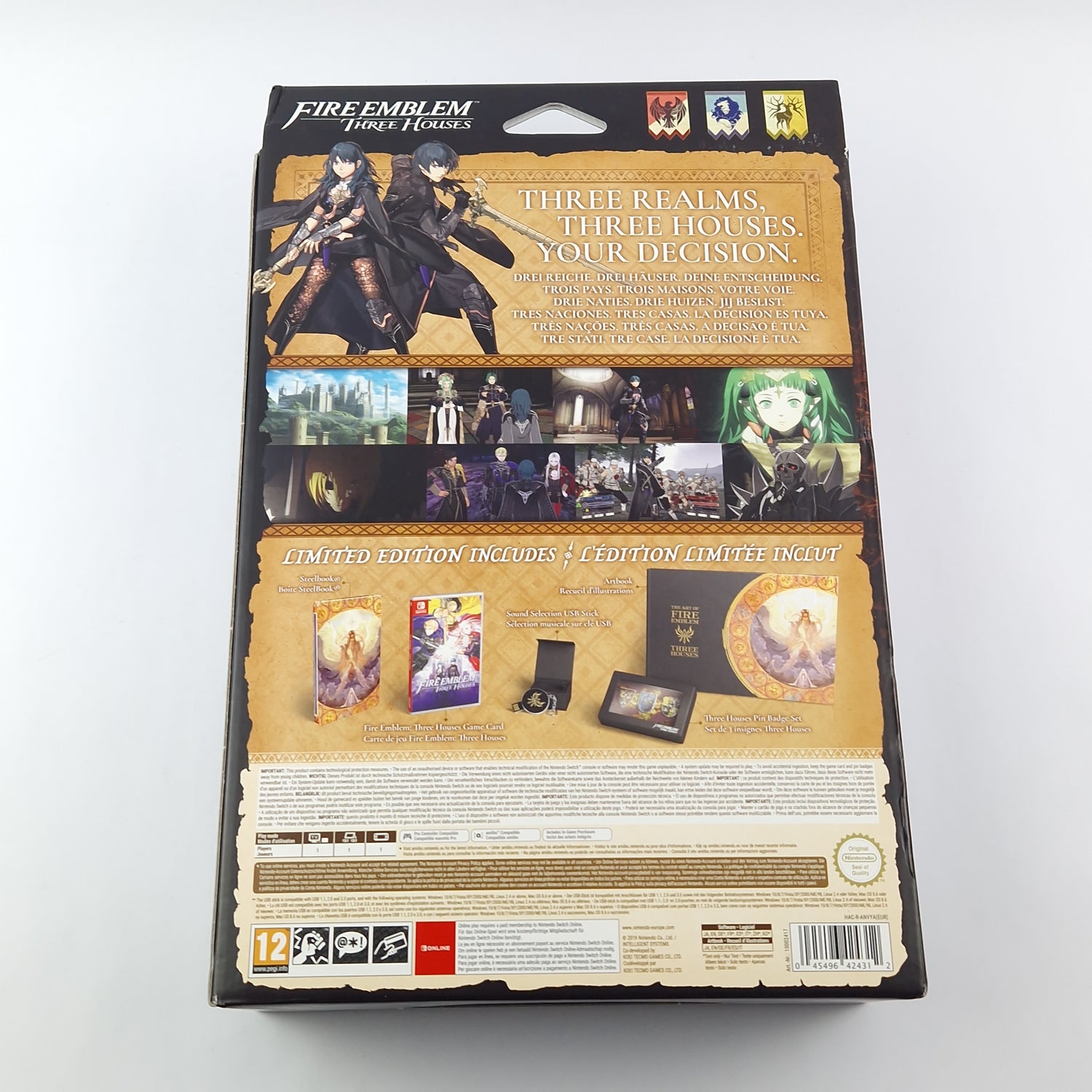 Nintendo Switch Spiel : Fire Emblem Three Houses Limited Edition - OVP NEU NEW