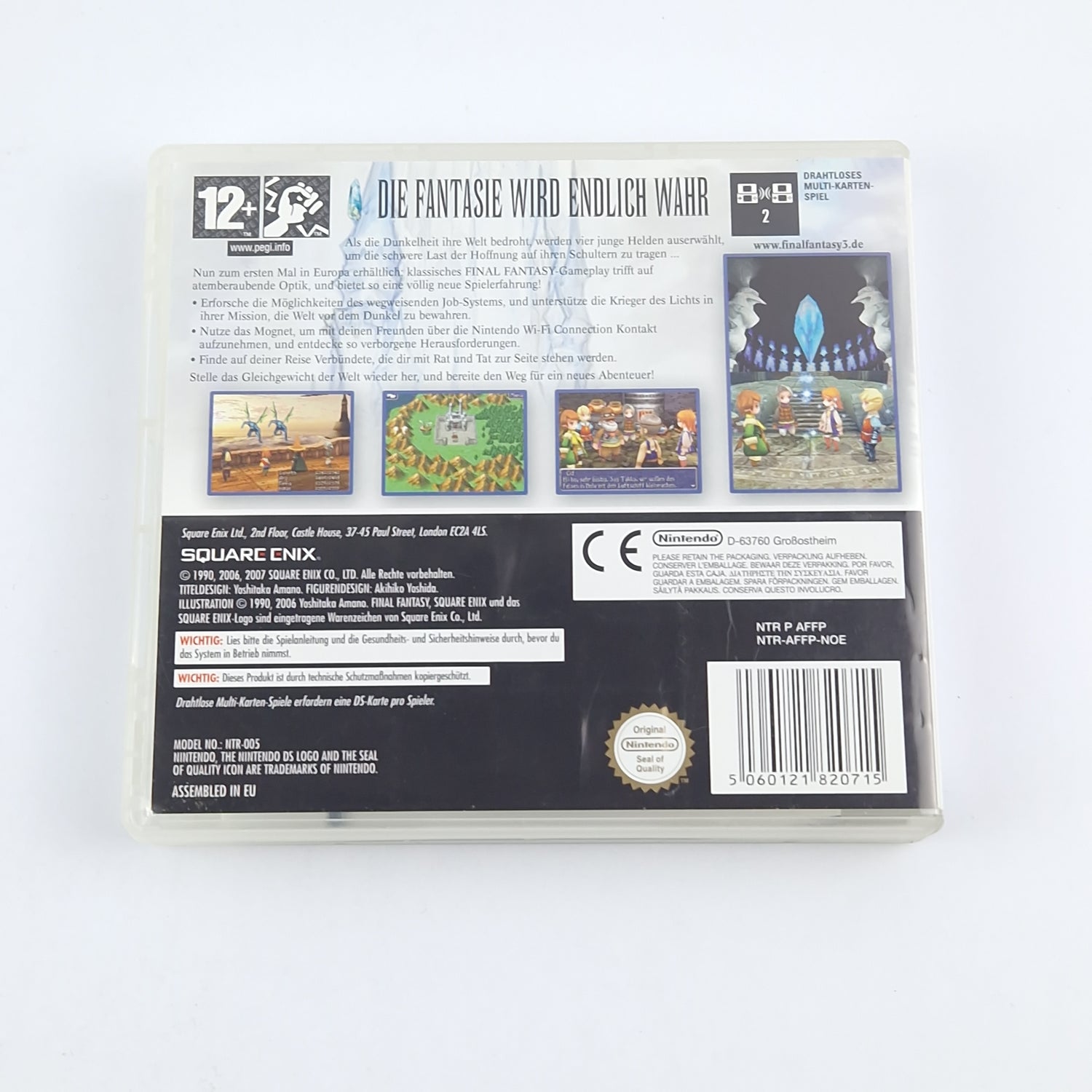 Nintendo DS Spiel : Final Fantasy III 3 - OVP Anleitung Modul Square Enix