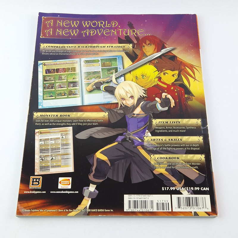Nintendo Wii game: Tales of Symphonia Dawn of the World + Bradygames Guide OVP
