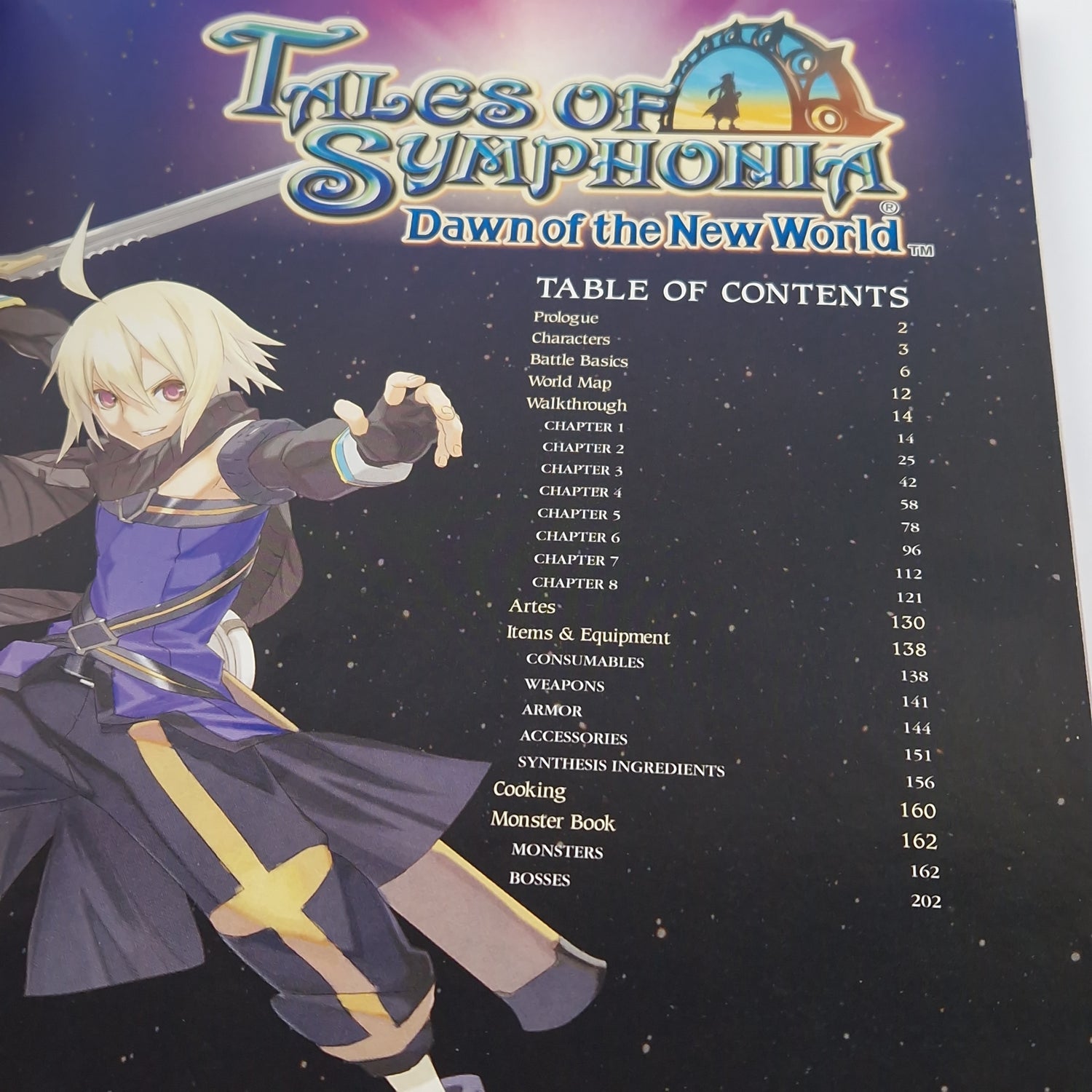 Nintendo Wii game: Tales of Symphonia Dawn of the World + Bradygames Guide OVP