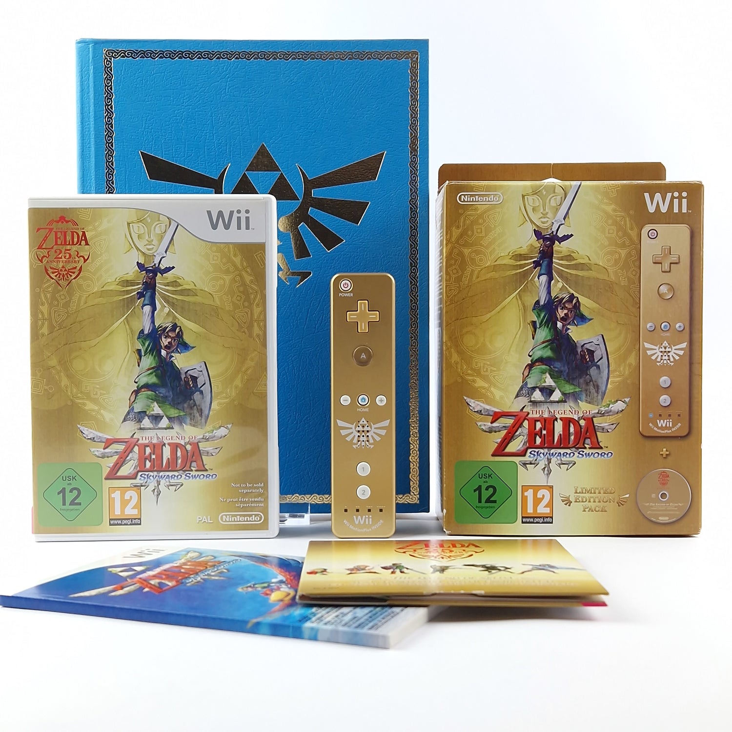 Nintendo Wii Spiel : Zelda Skyward Sword Limited Edition Pack OVP + Prima Guide