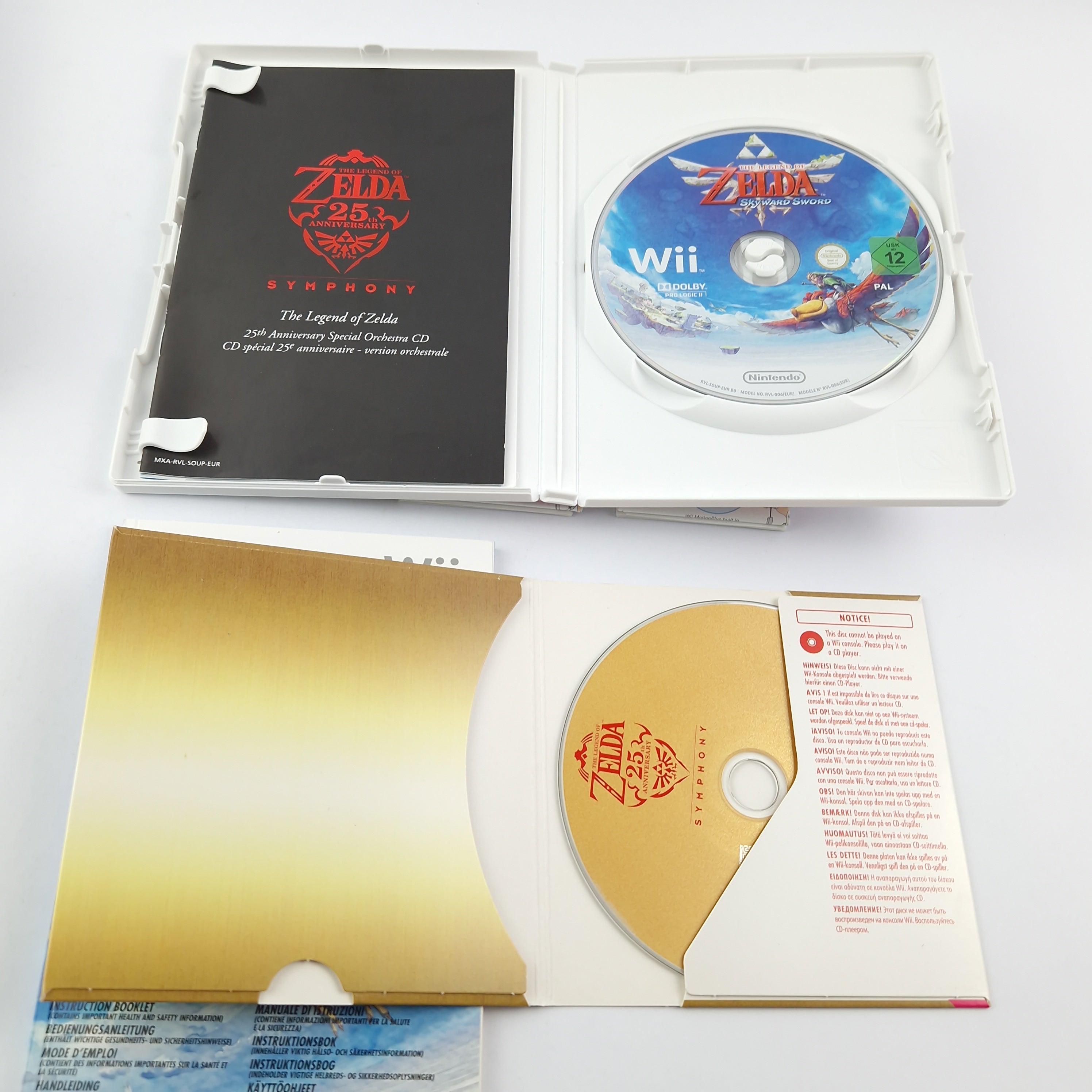 Nintendo Wii Spiel : Zelda Skyward Sword Limited Edition Pack OVP + Prima Guide