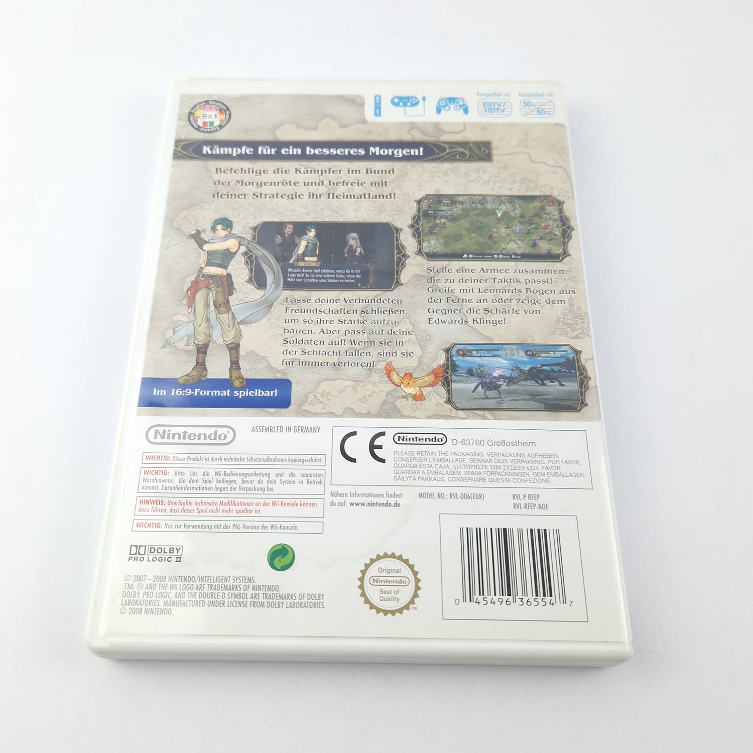 Nintendo Wii Spiel : Fire Emblem Radiant Dawn + Prima Game Guide - OVP PAL