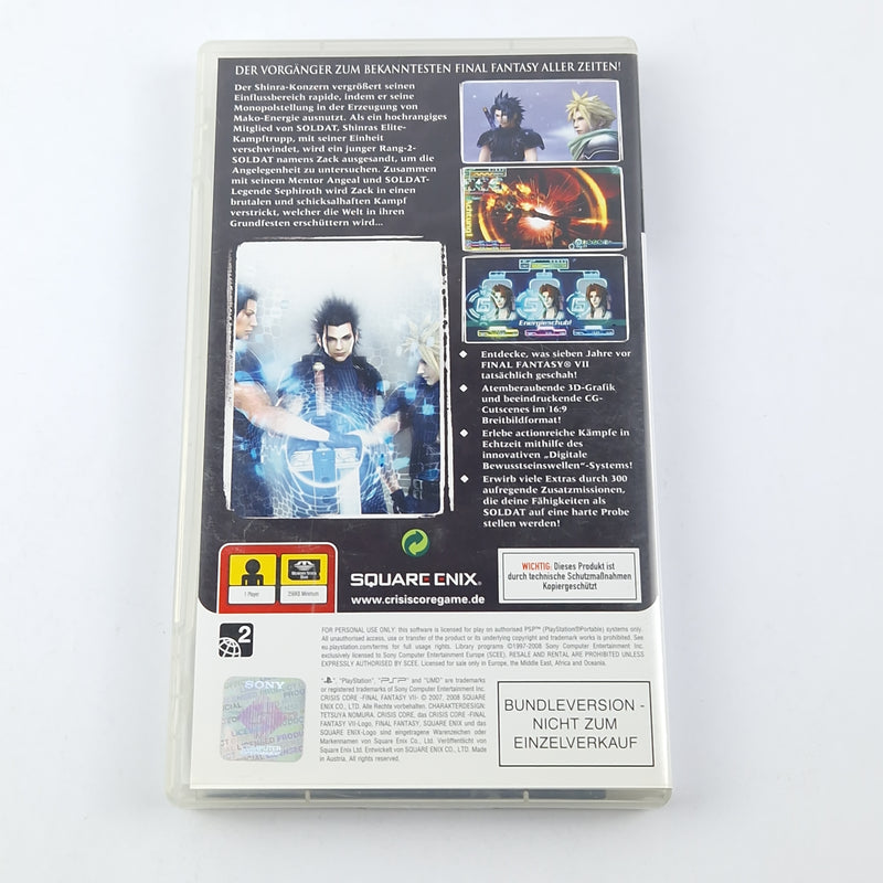 Playstation Portable Spiel : Final Fantasy VII Crisis Core + Bradygames Guide