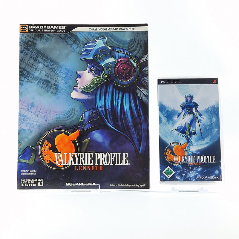 Playstation Portable Game : Valkyrie Profile Lenneth + Bradygames Guide - PSP