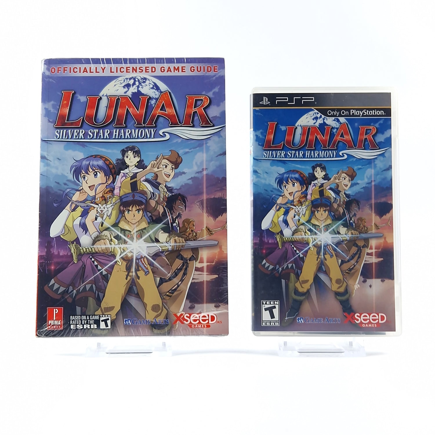 Playstation Portable Spiel : Lunar Silver Star Harmony + Game Guide - SONY PSP