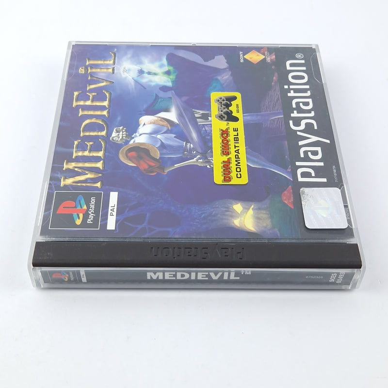 Playstation Spiel : Medi Evil + Komplettlösungsheft - OVP PAL / SONY PS1 PsOne
