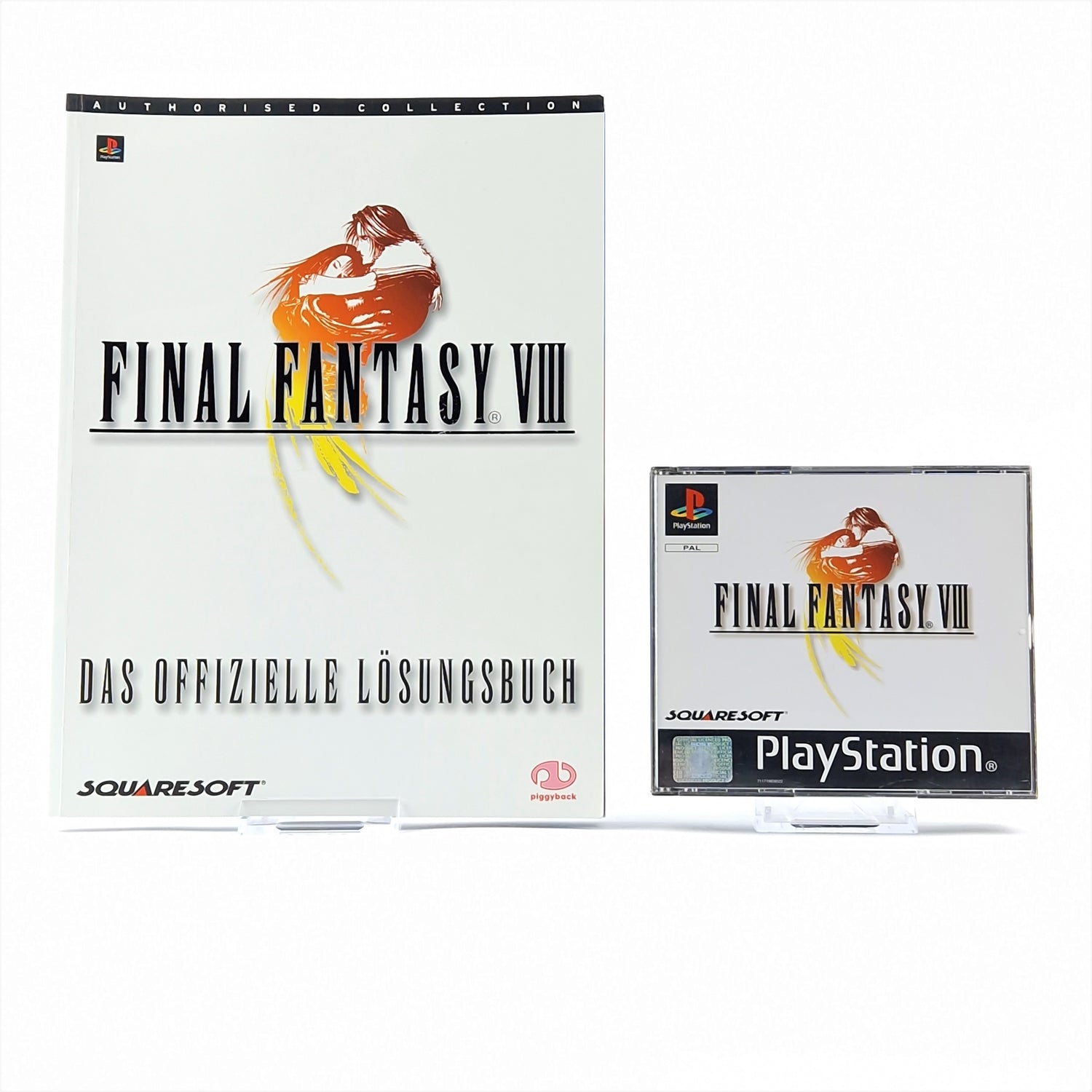 Playstation 1 Spiel : Final Fantasy VIII + Lösungsbuch - OVP PAL SONY PS1 PsOne