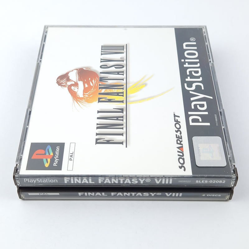 Playstation 1 game: Final Fantasy VIII + solution book - OVP PAL SONY PS1 PsOne