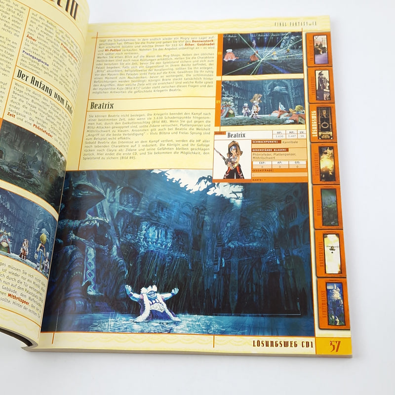 Playstation 1 Spiel : Final Fantasy IX + Lösungsbuch - OVP PAL SONY PS1 PsOne