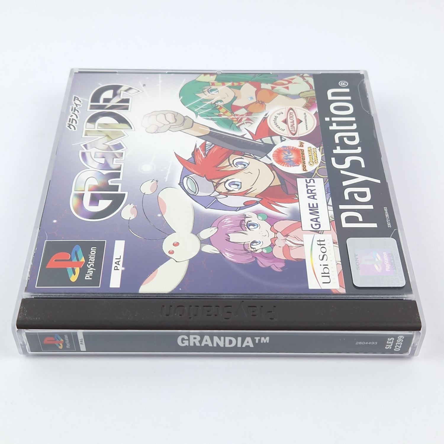 Playstation 1 Spiel : Grandia + Strategy Guide - OVP PAL / SONY PS1 PsOne