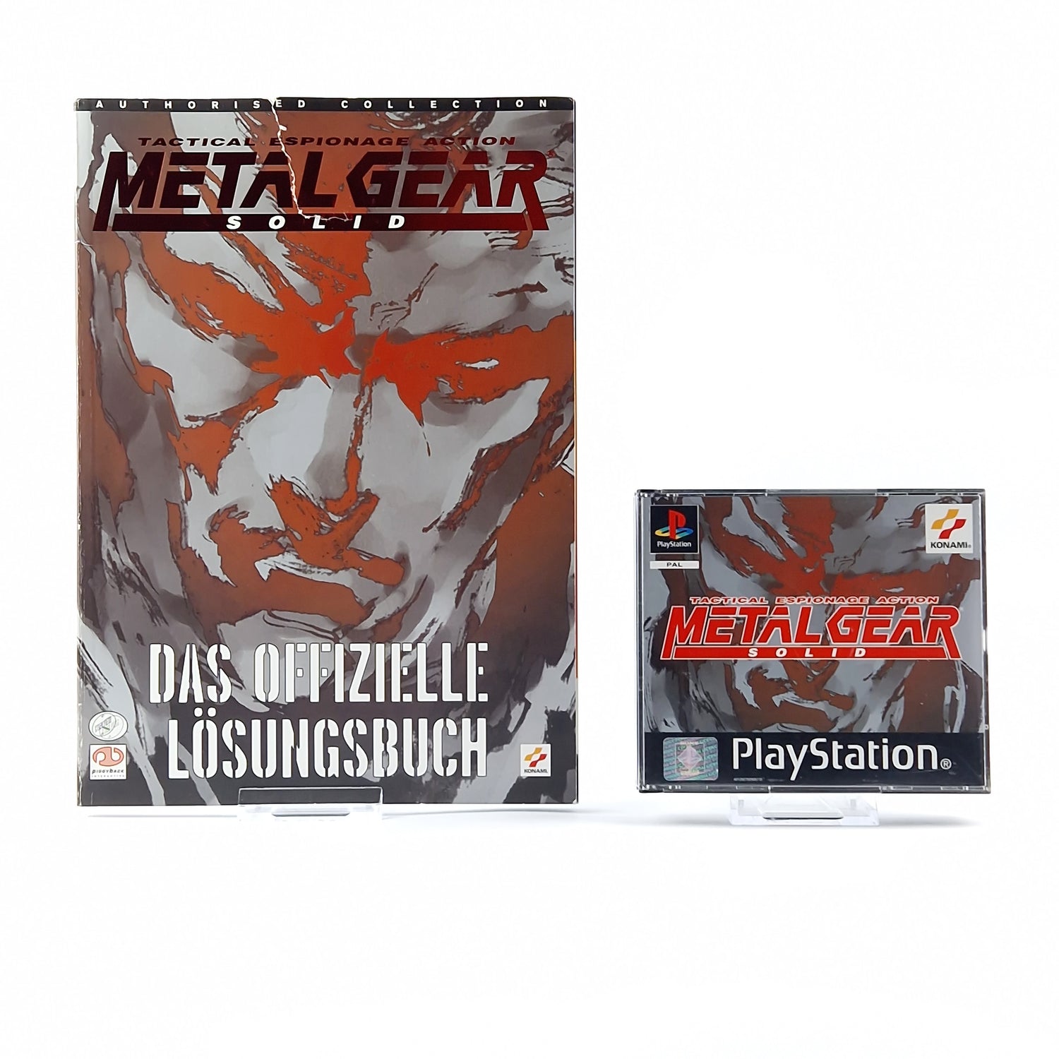 Playstation 1 Spiel : Metal Gear Solid + Lösungsbuch - OVP PAL / SONY PS1 PsOne