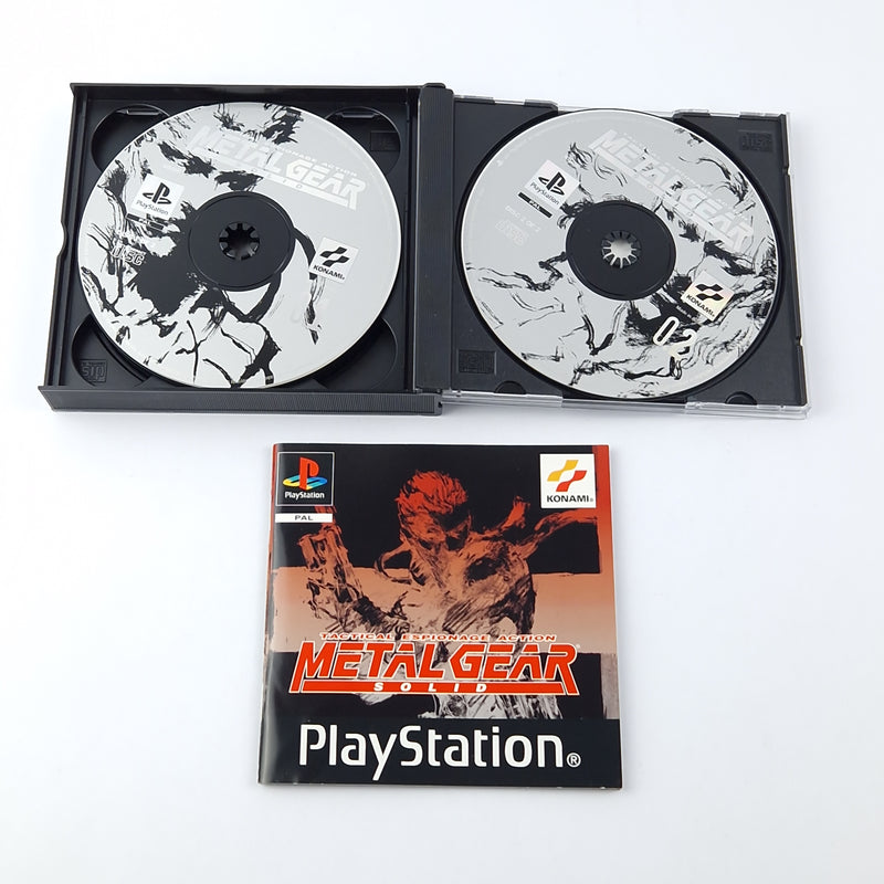 Playstation 1 Spiel : Metal Gear Solid + Lösungsbuch - OVP PAL / SONY PS1 PsOne