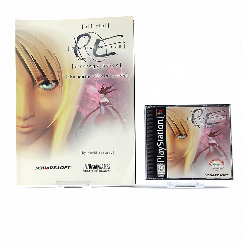 Playstation 1 Spiel : Parasite Eve + Strategy Guide - OVP USA / SONY PS1 PsOne