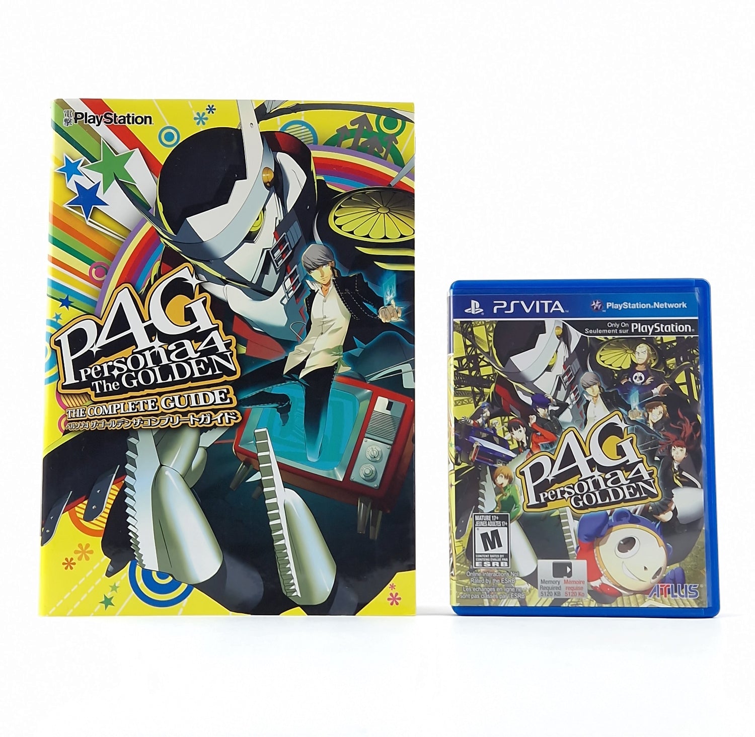 PSVITA Spiel : P4G Persona 4 Golden + JAP Guide - OVP USA  SONY Playstation VITA