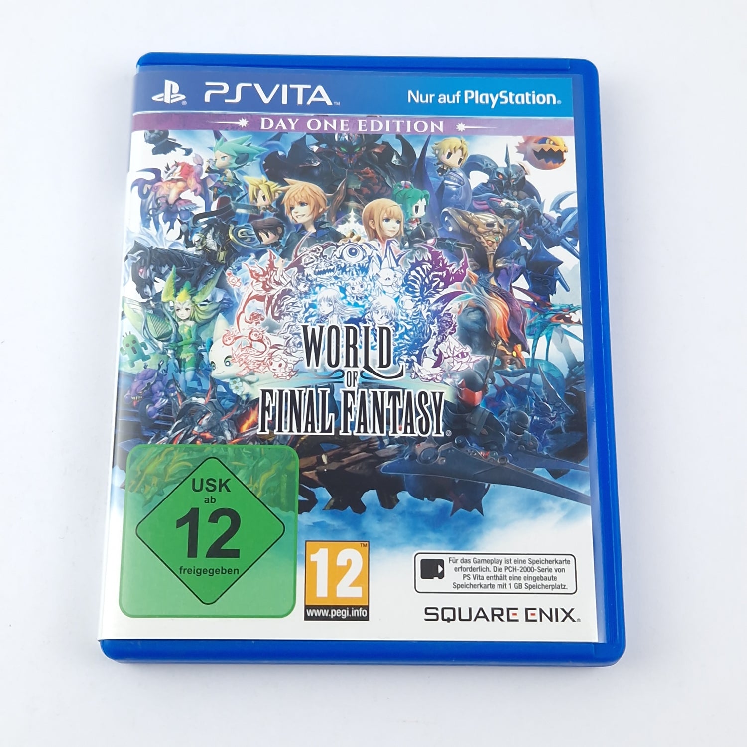 PSVITA Game: World of Final Fantasy + Guide - OVP PAL - SONY Playstation VITA