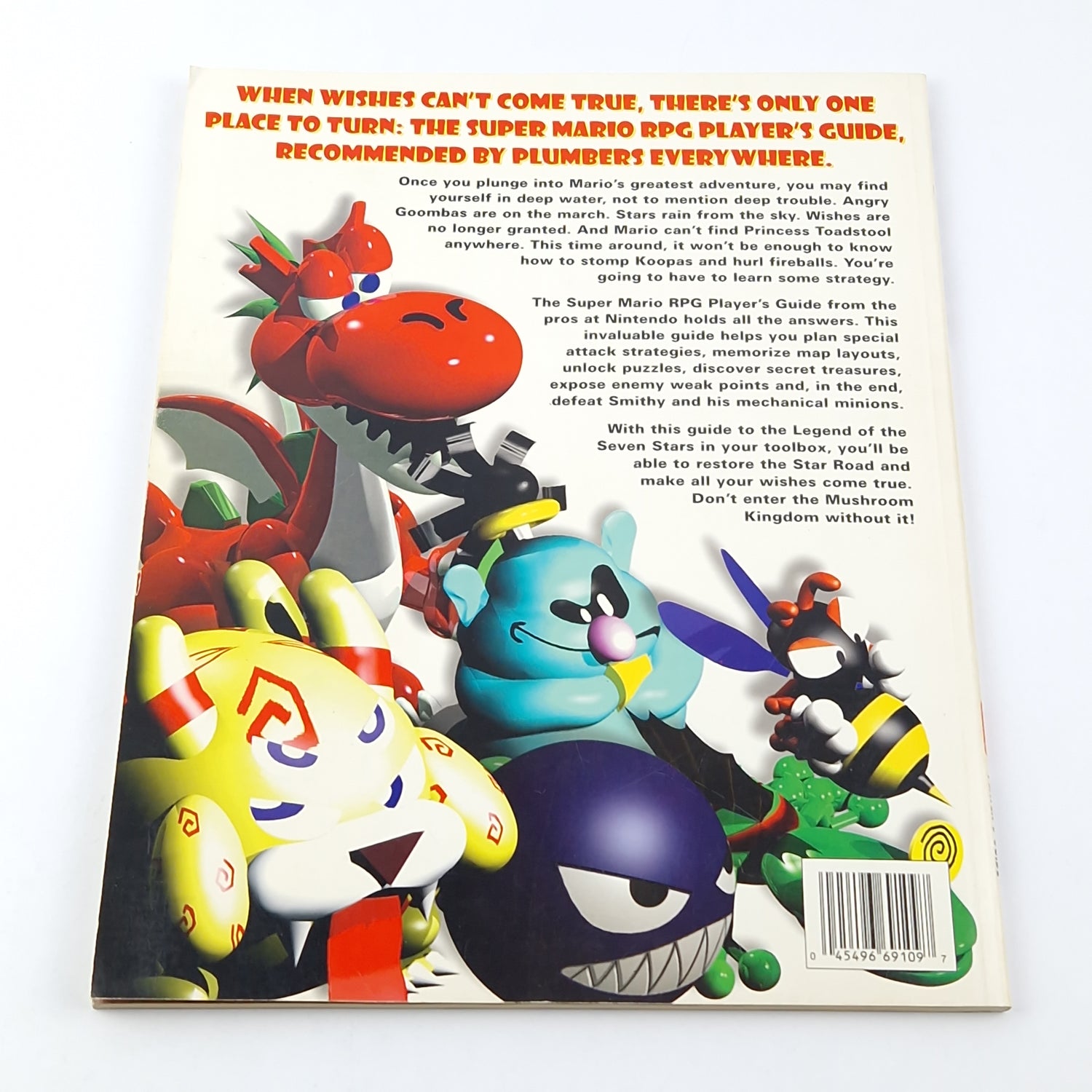 Super Mario RPG Legend of The Seven Stars - Super Nintendo SNES Players Guide