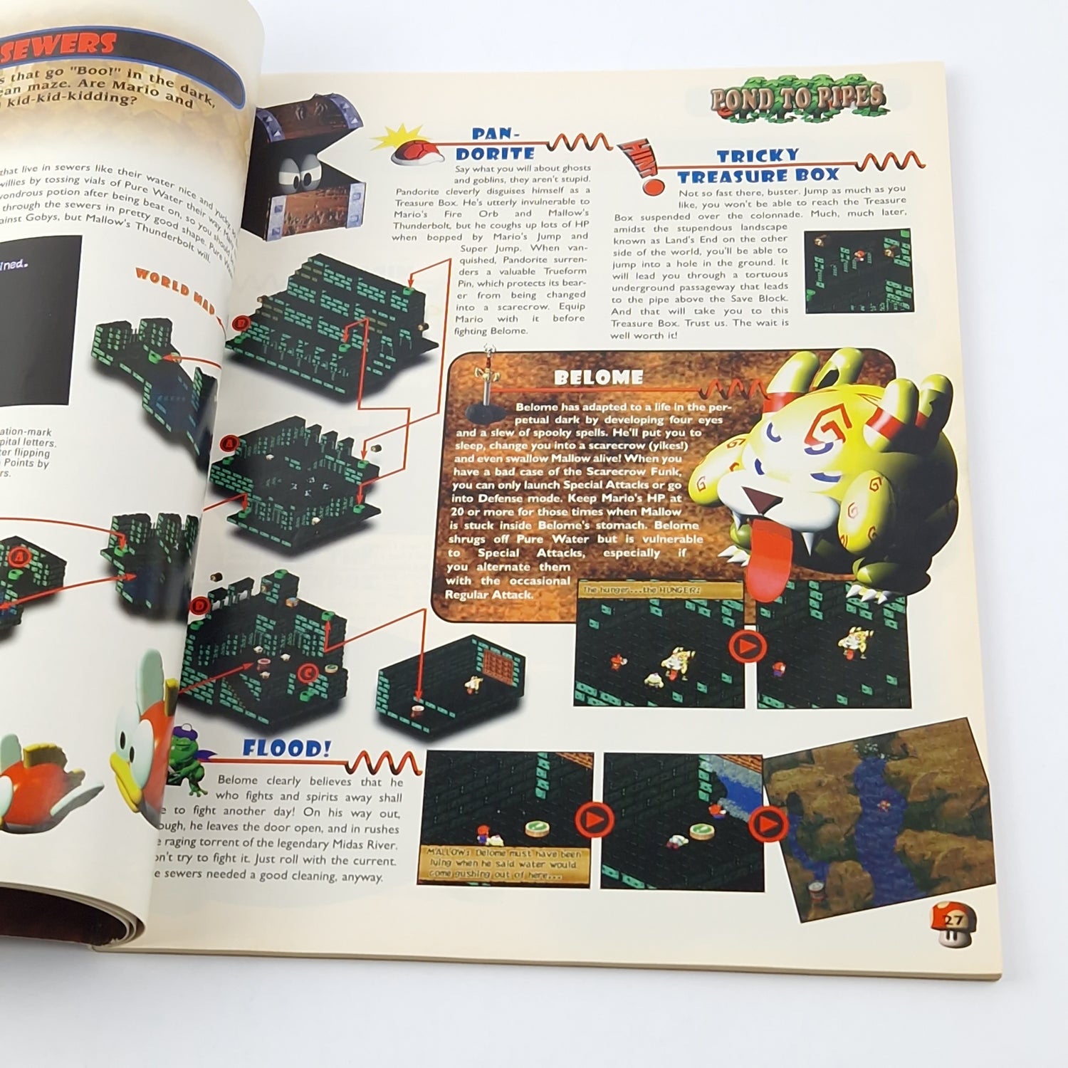 Super Mario RPG Legend of The Seven Stars - Super Nintendo SNES Players Guide
