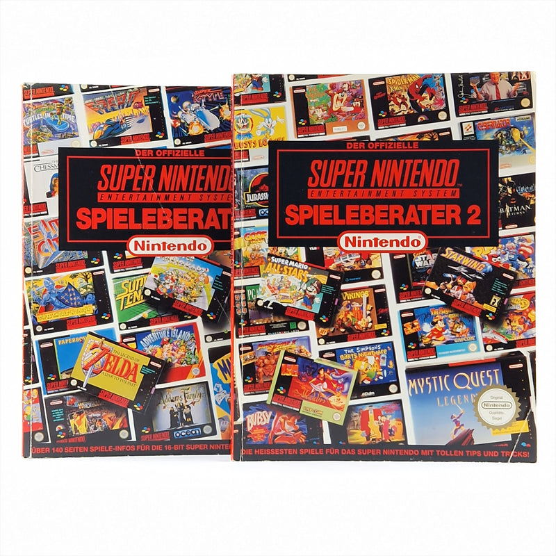 The Official Super Nintendo Games Advisor 1 &amp; 2 - Bundle Solution Books