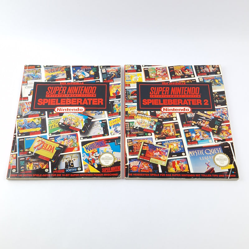 The Official Super Nintendo Games Advisor 1 &amp; 2 - Bundle Solution Books