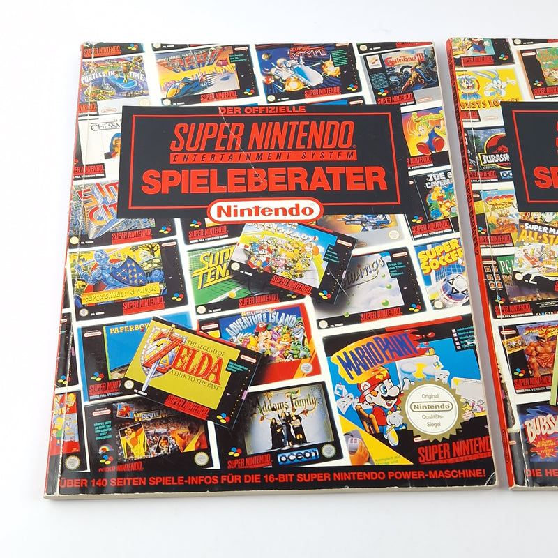 The Official Super Nintendo Games Advisor 1 &amp; 2 - Bundle Solution Books