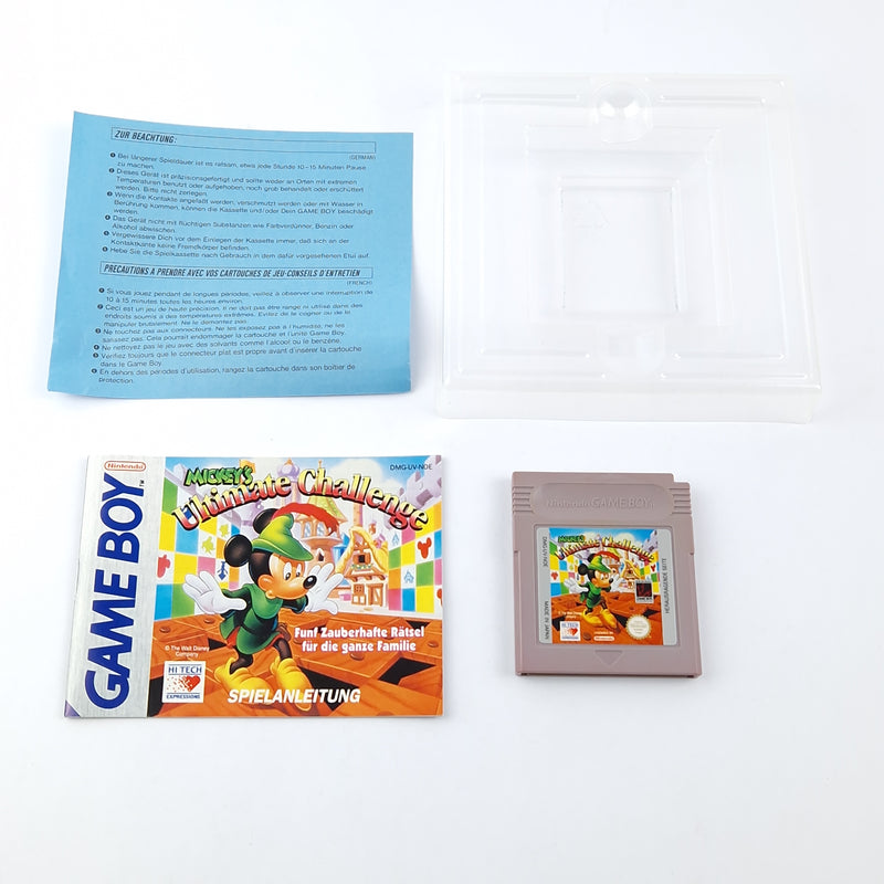 Nintendo Game Boy Spiel : Mickeys Ultimate Challenge - OVP Anleitung Modul NOE