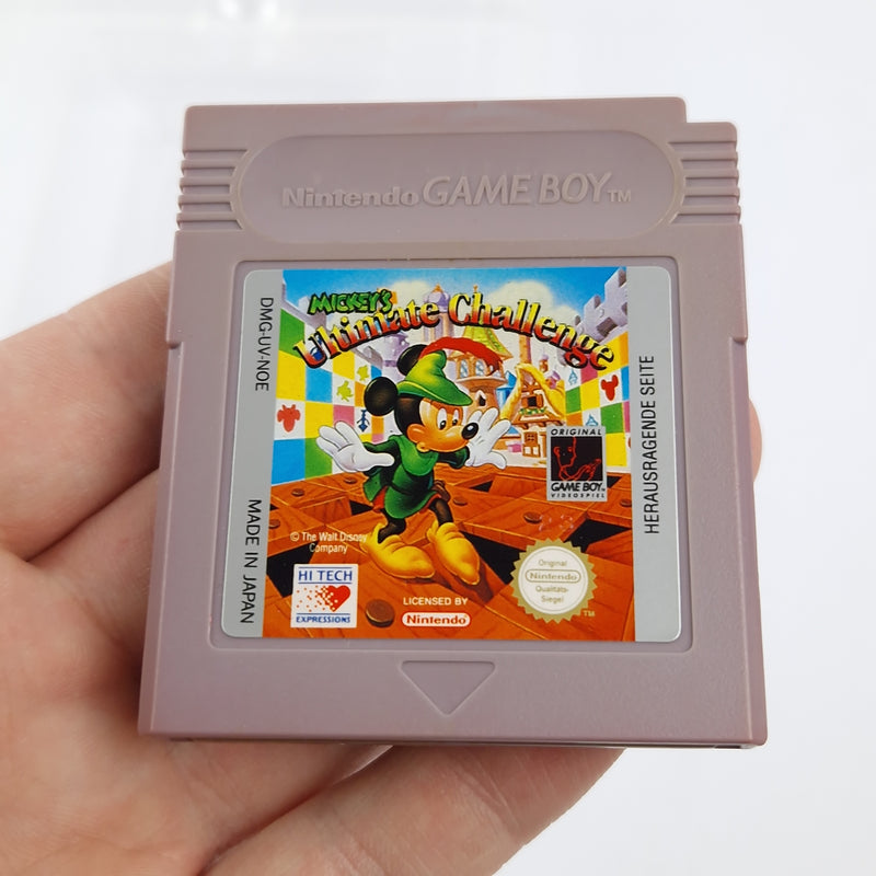 Nintendo Game Boy Spiel : Mickeys Ultimate Challenge - OVP Anleitung Modul NOE