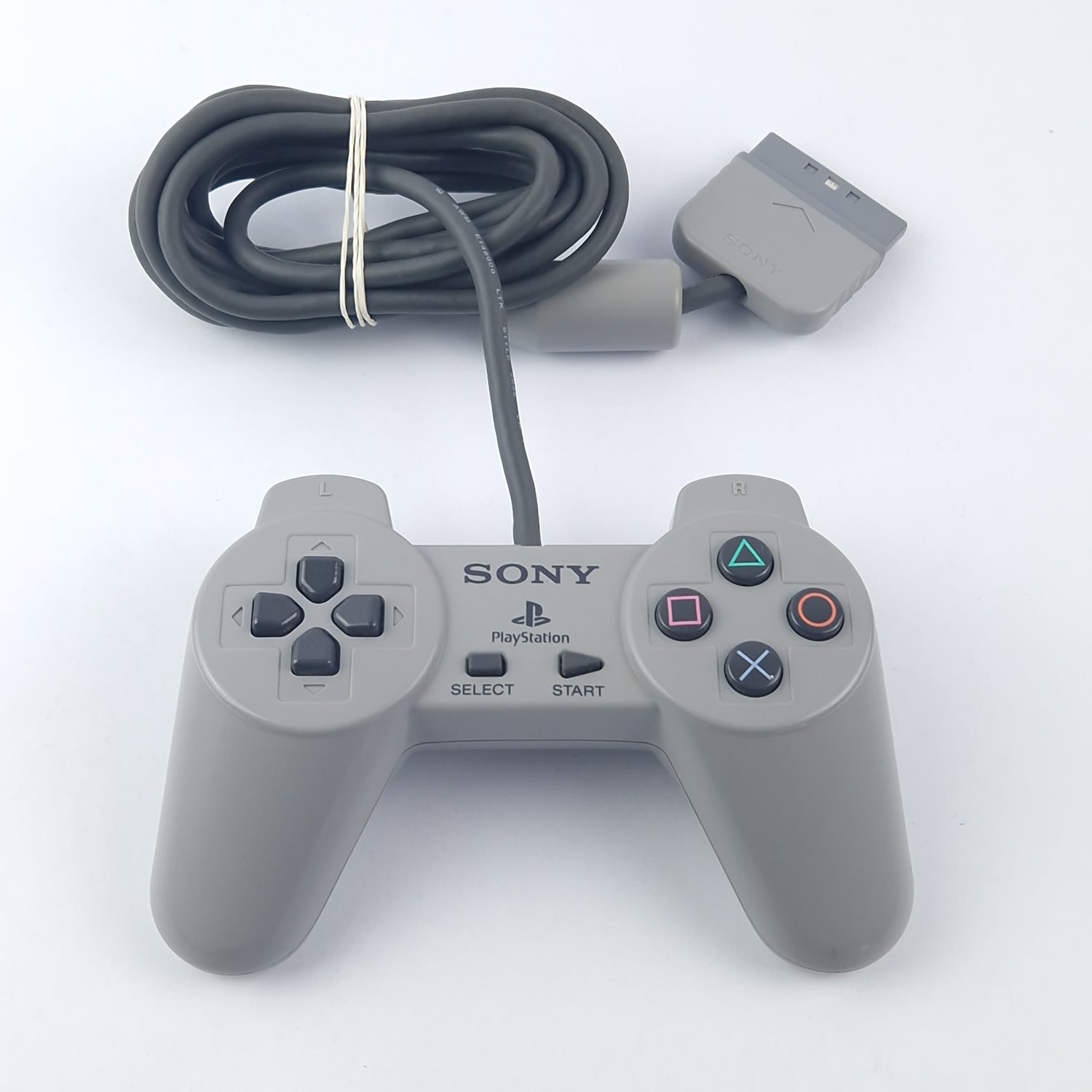 Playstation 1 console with controller and connection cables - Sony PS1 Console PAL