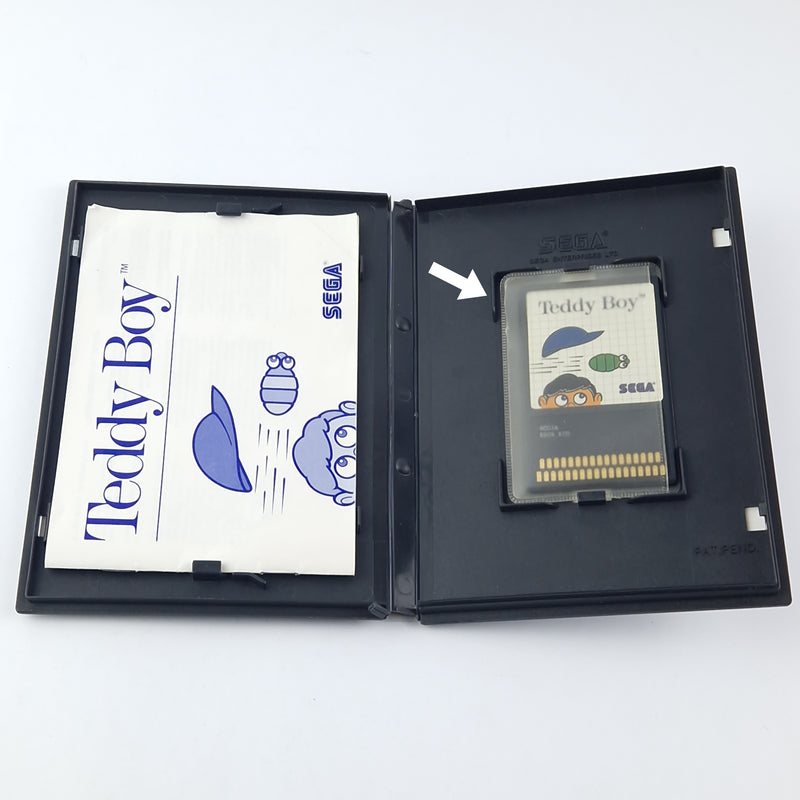 Sega Master System Game: Teddy Boy The Sega Card - OVP Instructions Cartridge