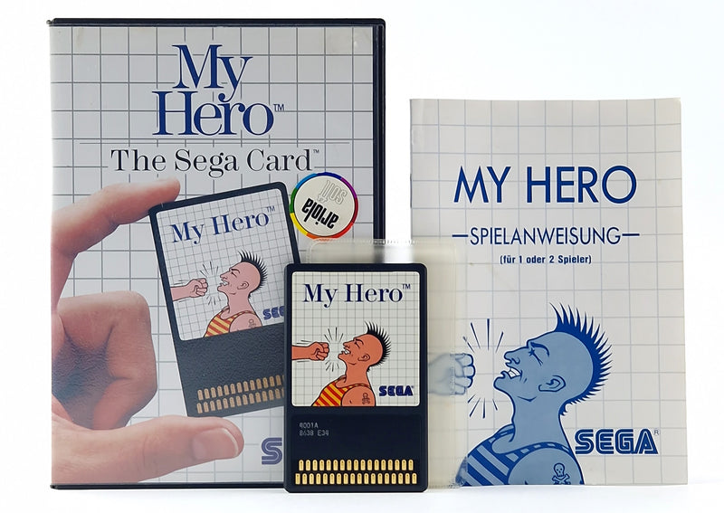 Sega Master System Spiel : My Hero The Sega Card - OVP Anleitung Cartridge