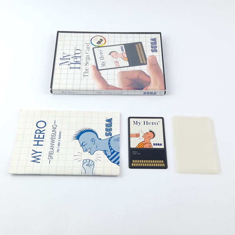 Sega Master System Spiel : My Hero The Sega Card - OVP Anleitung Cartridge