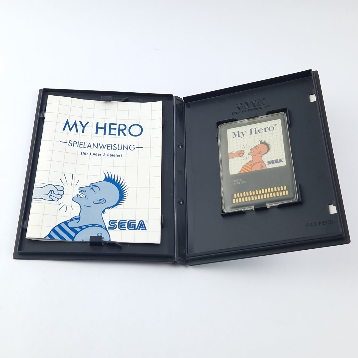 Sega Master System Spiel : My Hero The Sega Card - OVP Anleitung Cartridge